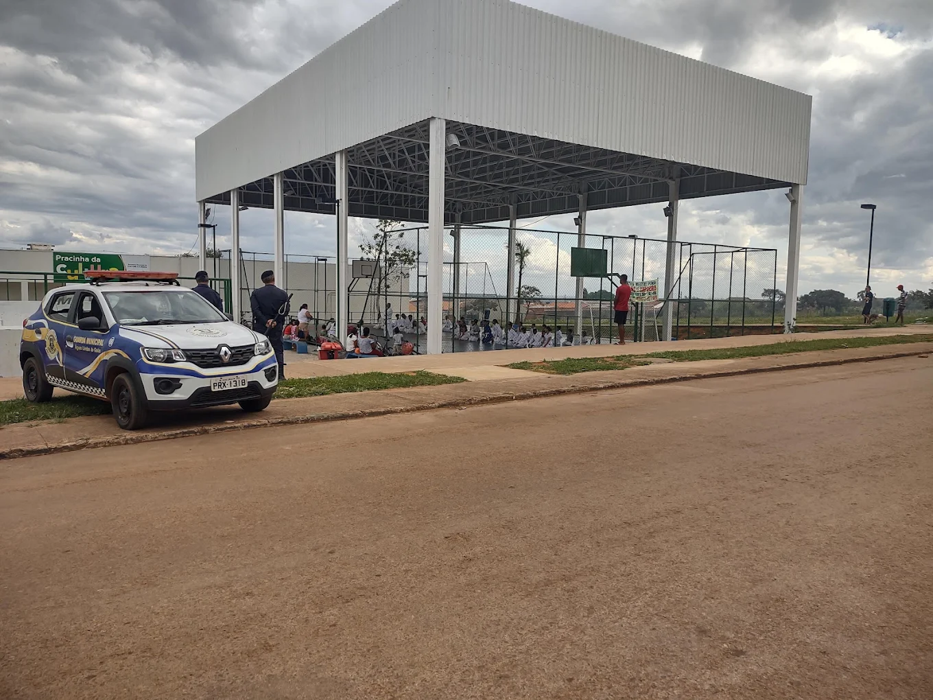 Guarda Municipal na Pracinha da Cultura